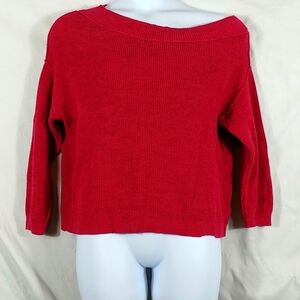 Torrid Sweater Women's Reddish Pink Off Drop Shoulder Pullover Plus Size 1x